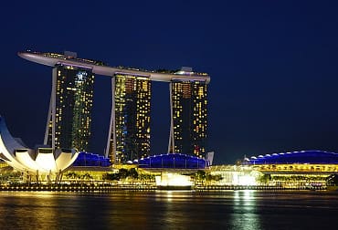 Marina Bay Sand hotel in Singapore
